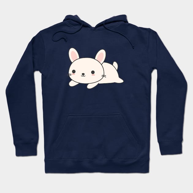 Cute Bunny Rabbit T-Shirt Hoodie by happinessinatee